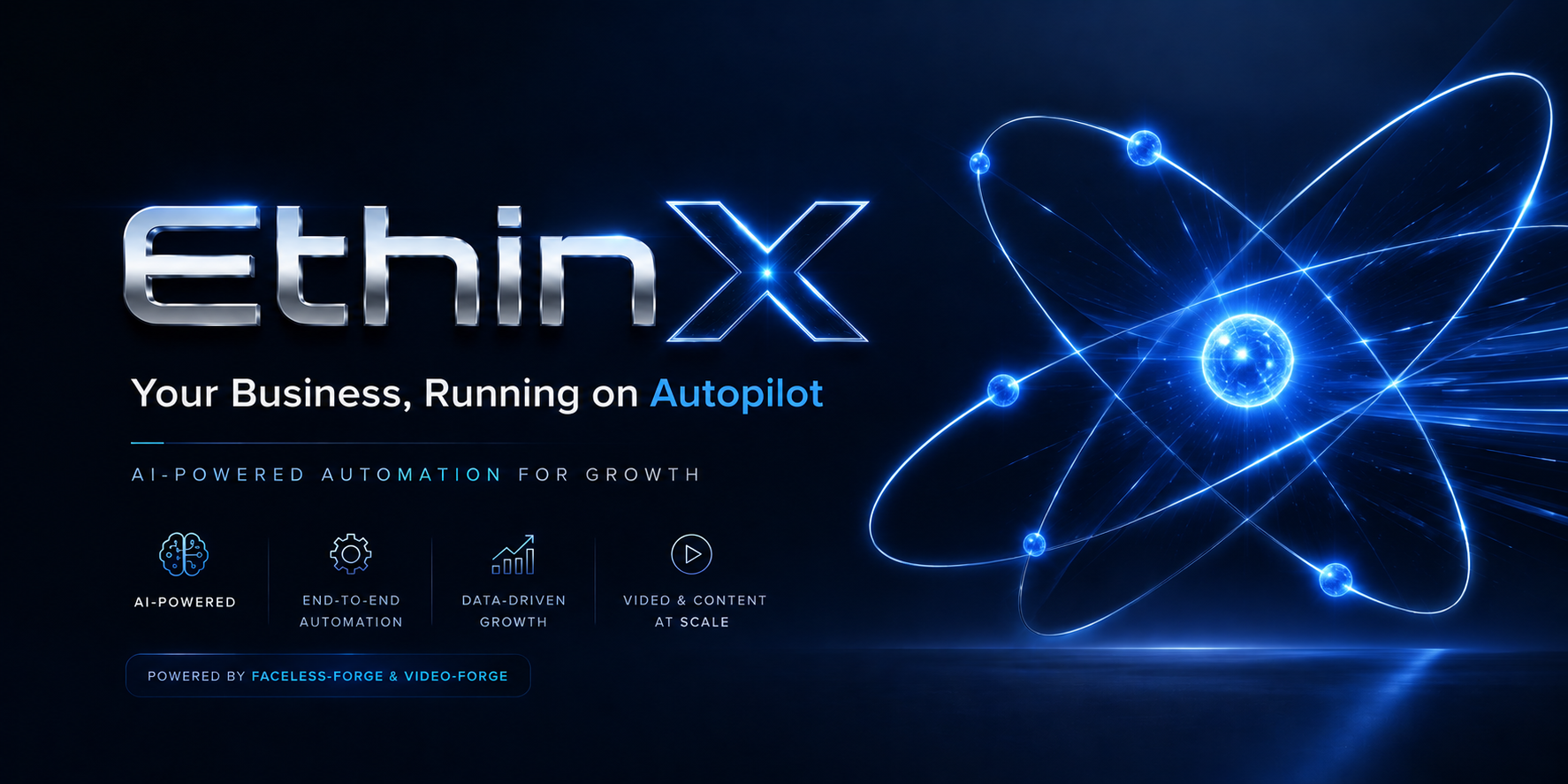 EthinX agentic automation core visualization